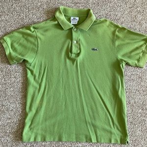 Lacoste Polo Shirt size 4 Green